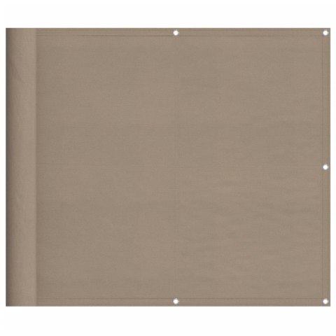 PARAWAN BALKONOWY TAUPE 90X700CM 100% POLIESTER OXFORD