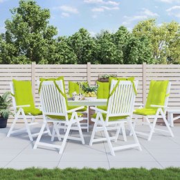 PODUSZKI NA KRZESŁA Z WYSOKIM OPARCIEM 6 SZT. JASNOZIELONE