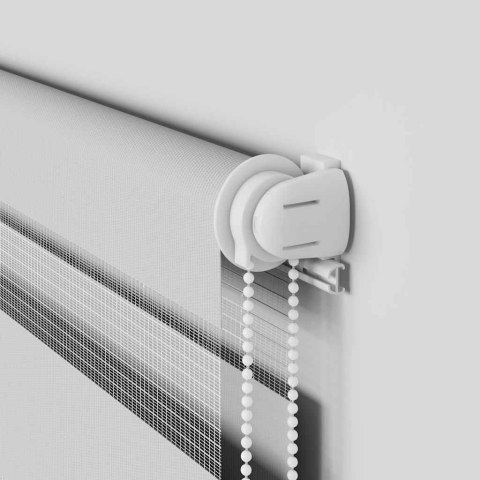 ROLETA ZEBRA JASNOSZARA SZEROKOŚĆ TKANINY 155,9CM POLIESTER