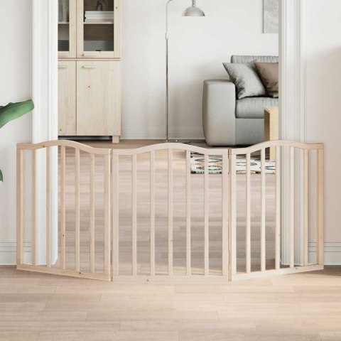 SKŁADANA BRAMKA ZABEZPIECZAJĄCA DLA PSA 3 PANELE 150CM