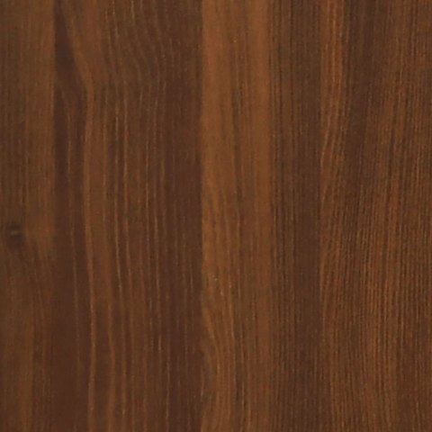 SZAFKA NA BUTY LUSTRO I 3 SZUFLADY BRĄZOWY DĄB 63X17X102,5CM