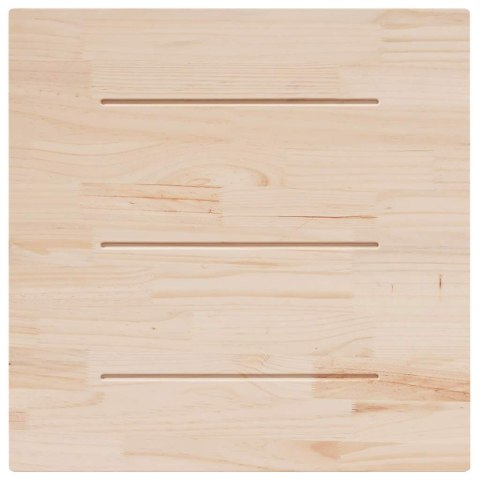 BLAT STOŁU 90X90X2,5CM LITE DREWNO SOSNOWE KWADRATOWY