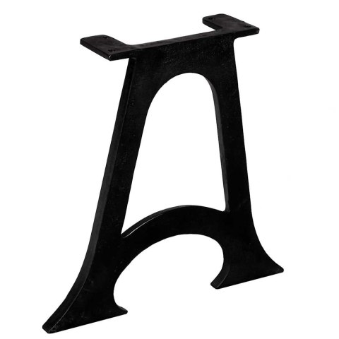 NOGI DO STOLIKA KAWOWEGO 2 SZT. W KSZTAŁCIE LITERY A ŻELIWO