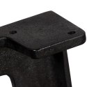 NOGI DO STOŁU JADALNIANEGO 2 SZT. KSZTAŁT LITERY A ŻELIWO
