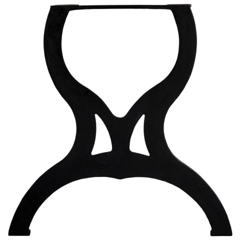 NOGI DO STOŁU JADALNIANEGO 2 SZT. KSZTAŁT LITERYX ŻELIWO