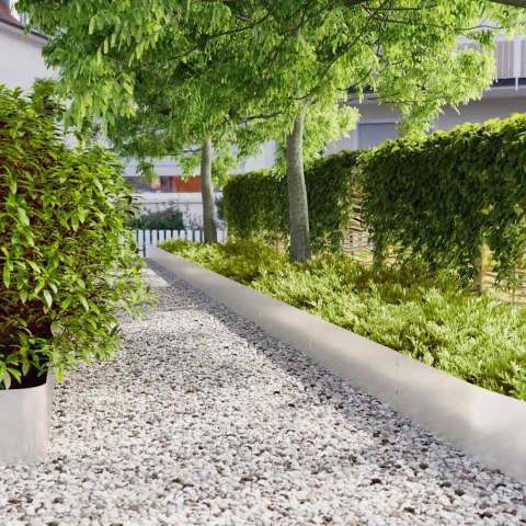 OBRZEŻA TRAWNIKOWE 10 SZT. 25X103CM STAL NIERDZEWNA