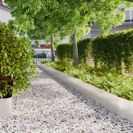 OBRZEŻA TRAWNIKOWE 20 SZT. 25X103CM STAL NIERDZEWNA