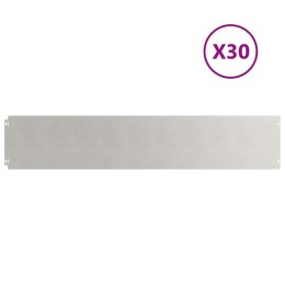 OBRZEŻA TRAWNIKOWE 30 SZT. 20X103CM STAL NIERDZEWNA