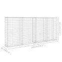 ŚCIANA GABIONOWA Z POKRYWAMI GALWANIZOWANA STAL 200X20X85CM