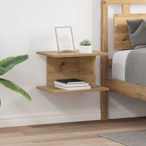 STOLIK NOCNY 2 SZT. DĄB RZEMIEŚLNICZY 40X 30X 25CM