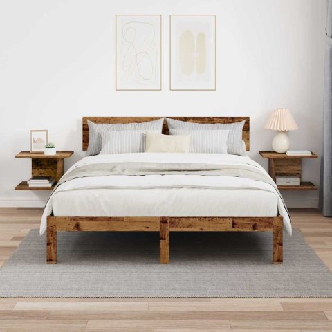 STOLIK NOCNY 2 SZT. STARE DREWNO 40X 30X 25CM