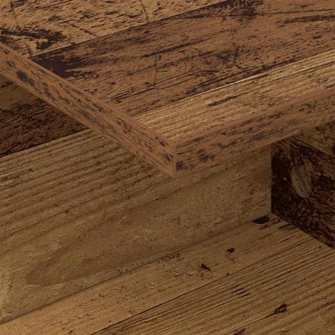 STOLIK NOCNY 2 SZT. STARE DREWNO 40X 30X 25CM