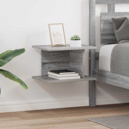 STOLIK NOCNY 2 SZT. SZARY SONOMA 40X 30X 25CM