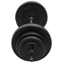 SZTANGA Z OBCIĄŻNIKAMI 60KG