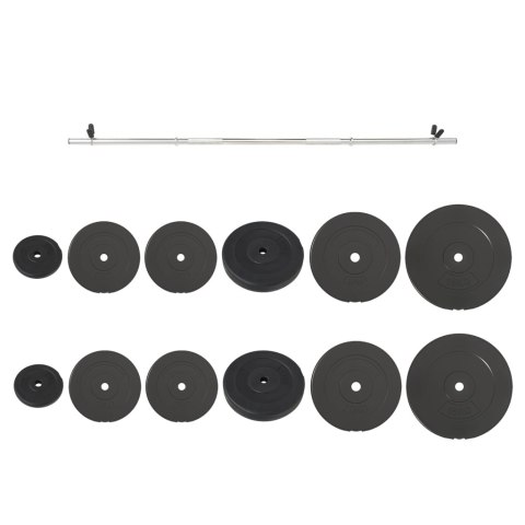 SZTANGA Z ZESTAWEM OBCIĄŻNIKÓW 90KG