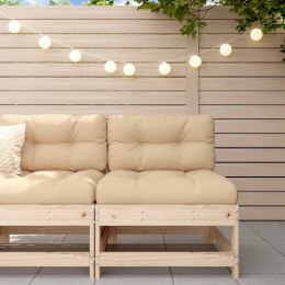 OGRODOWA SOFA ŚRODKOWA LITE DREWNO SOSNOWE