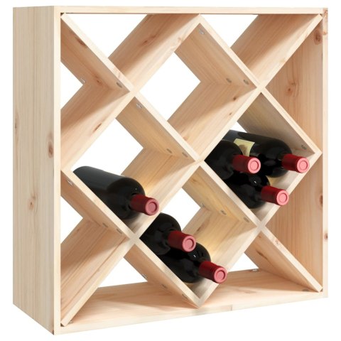 SZAFKA NA WINO 62X25X62CM LITE DREWNO SOSNOWE