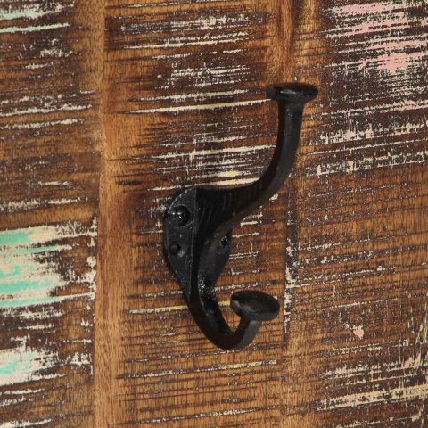 WIESZAK NA UBRANIA WIELOKOLOROWY LITE DREWNO ODZYSKANE