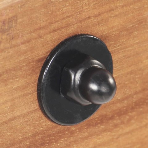 INDUSTRIALNA LAMPA ŚCIENNA CZARNA 65X25CM E27