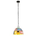 INDUSTRIALNA LAMPA WISZĄCA 25 W KOLOROWA OKRĄGŁA 31CM E27