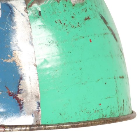 INDUSTRIALNA LAMPA WISZĄCA 25 W KOLOROWA OKRĄGŁA 31CM E27