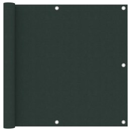 PARAWAN BALKONOWY CIEMNOZIELONY 90X600CM TKANINA OXFORD