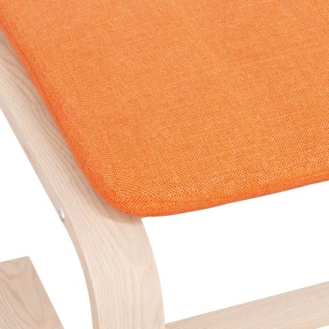 PODNÓŻEK CIEMNOŻÓŁTY 51X41X40CM TAPICEROWANY TKANINĄ