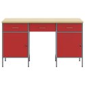 SZAFKA ROBOCZA Z SZUFLADĄ 3 SZT. CZERWONY 150X 55X 85CM