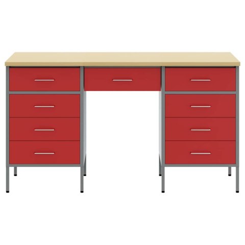 SZAFKA ROBOCZA Z SZUFLADĄ 3 SZT. CZERWONY 150X 55X 85CM