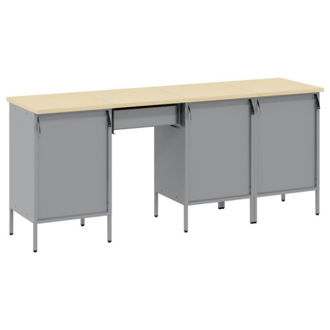 SZAFKA ROBOCZA Z SZUFLADĄ 4 SZT. CZERWONY 200X 55X 85CM