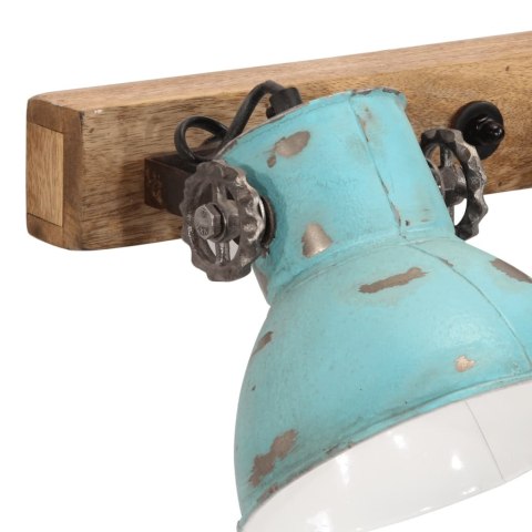 KINKIET 25 W POSTARZANY NIEBIESKI 90X25CM E27