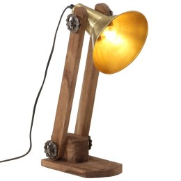 LAMPA STOŁOWA 25 W ANTYCZNY MOSIĄDZ 23X13X52CM E27
