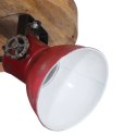 LAMPA SUFITOWA 25 W POSTARZANY CZERWONY 35X35X25CM E27