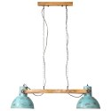 LAMPA WISZĄCA 25 W POSTARZANY NIEBIESKI 85X28X109CM E27