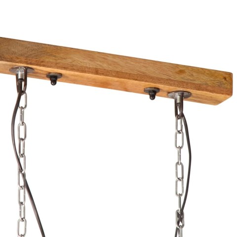 LAMPA WISZĄCA 25 W POSTARZANY NIEBIESKI 85X28X109CM E27