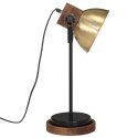 LAMPA STOŁOWA 25 W ANTYCZNY MOSIĄDZ 17X17X50CM E27