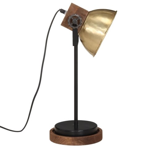 LAMPA STOŁOWA 25 W ANTYCZNY MOSIĄDZ 17X17X50CM E27