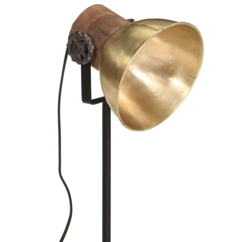 LAMPA STOŁOWA 25 W ANTYCZNY MOSIĄDZ 17X17X50CM E27