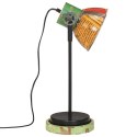 LAMPA STOŁOWA 25 W WIELOKOLOROWA 17X17X50CM E27
