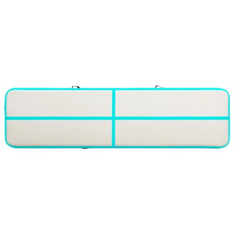 MATA GIMNASTYCZNA Z POMPKĄ 600X100X15CM PVC ZIELONA