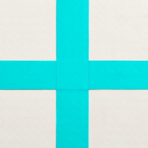 MATA GIMNASTYCZNA Z POMPKĄ 600X100X15CM PVC ZIELONA