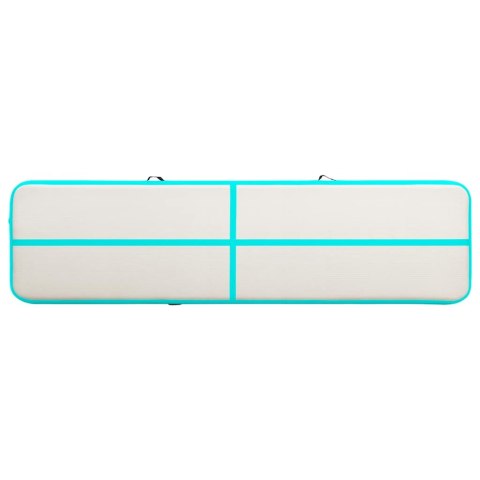 MATA GIMNASTYCZNA Z POMPKĄ 800X100X20CM PVC ZIELONA