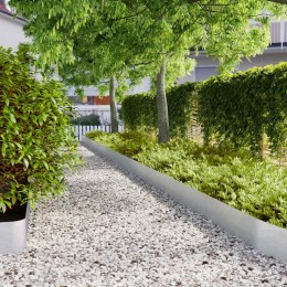 OBRZEŻA TRAWNIKOWE 30 SZT. 20X103CM STAL OCYNKOWANA