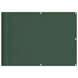 PARAWAN BALKONOWY CIEMNOZIELONY 75X700CM 100% POLIESTER OXFORD