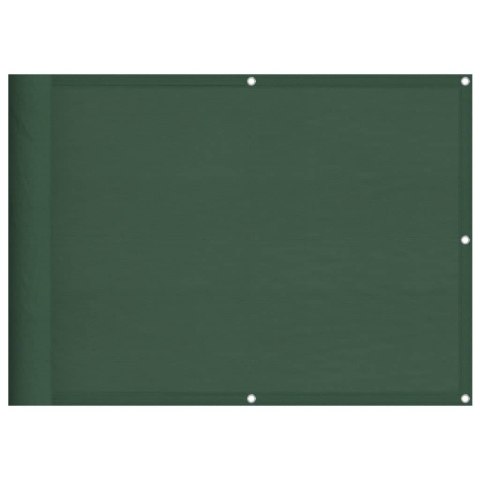 PARAWAN BALKONOWY CIEMNOZIELONY 75X800CM 100% POLIESTER OXFORD