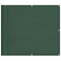 PARAWAN BALKONOWY CIEMNOZIELONY 90X800CM 100% POLIESTER OXFORD