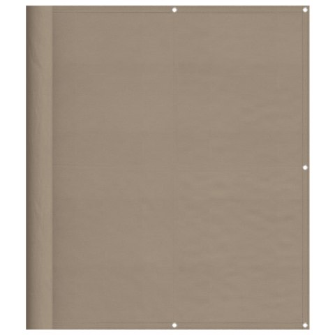 PARAWAN BALKONOWY TAUPE 120X700CM 100% POLIESTER OXFORD