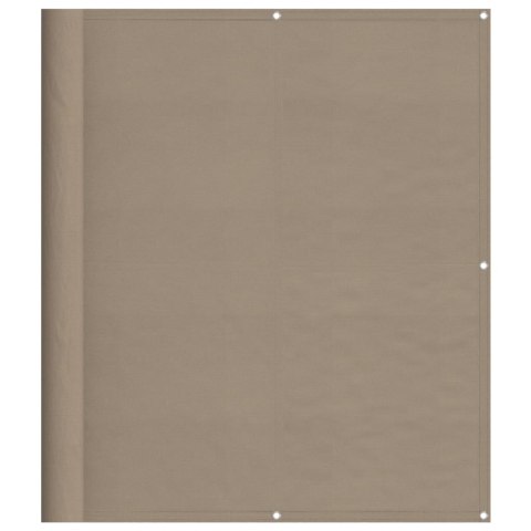 PARAWAN BALKONOWY TAUPE 120X800CM 100% POLIESTER OXFORD