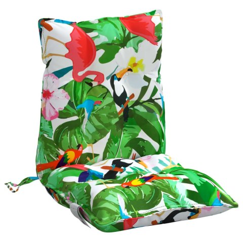 PODUSZKI NA KRZESŁA Z NISKIM OPARCIEM 2 SZT. WIELOKOLOROWE