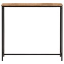 STOLIK KONSOLOWY 80X30X74CM LITE DREWNO MANGO I ŻELAZO